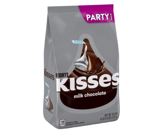 Kisses bag many hershey 2lb hersheys milk chocolate party