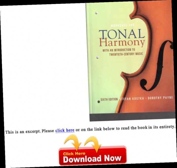 Workbook for tonal harmony pdf