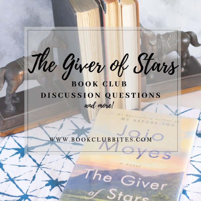 Book club questions for the giver of stars