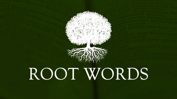 Root word meaning example part prefix contains suffix studylib