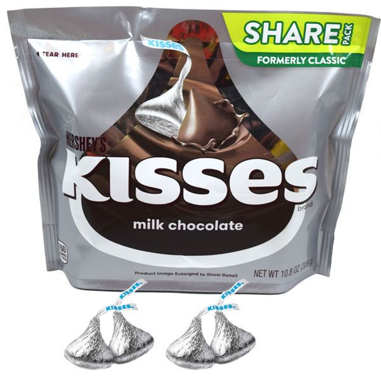 How many hershey kisses in a 2 lb bag