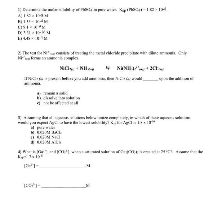 Solubility molar determine solved transcribed problem