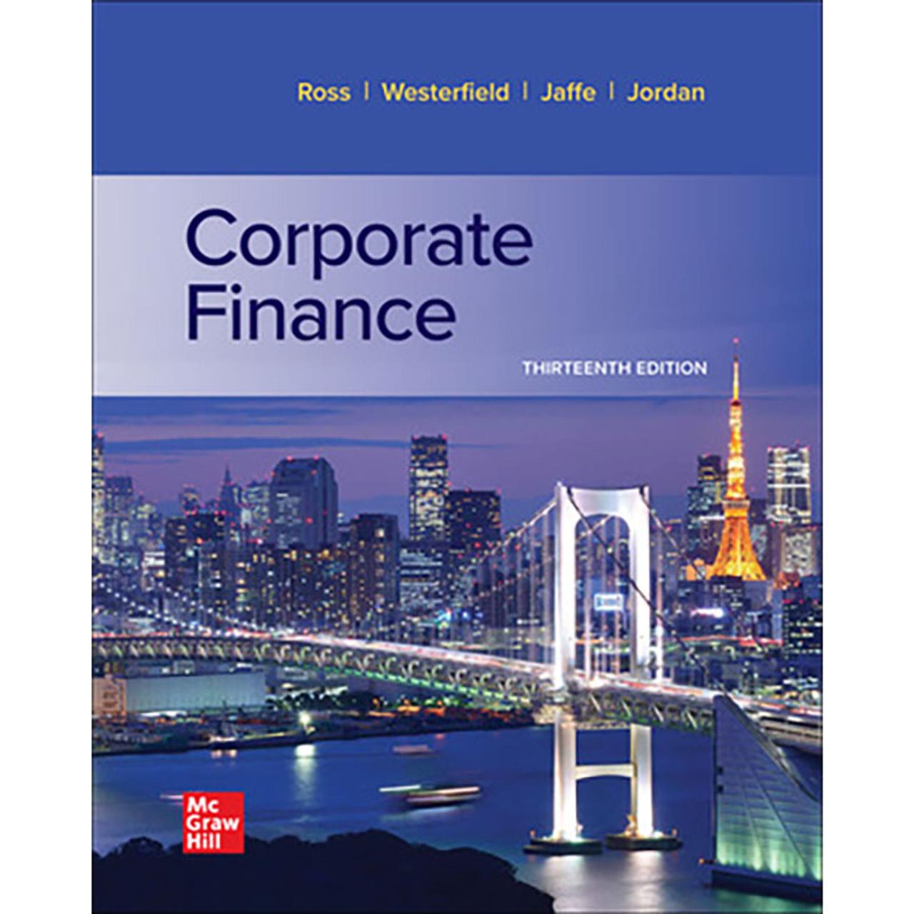 Stephen ross fundamentals of corporate finance pdf