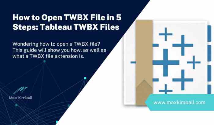 How is a twbx file different from a tde file