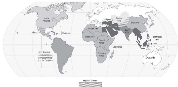 Ap human geography world regions a closer look