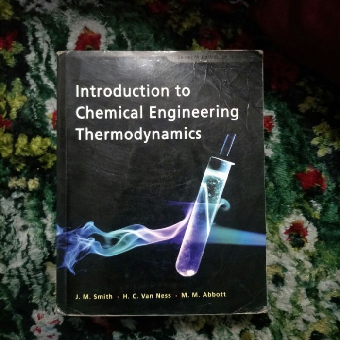 Introduction to chemical engineering thermodynamics 9th edition