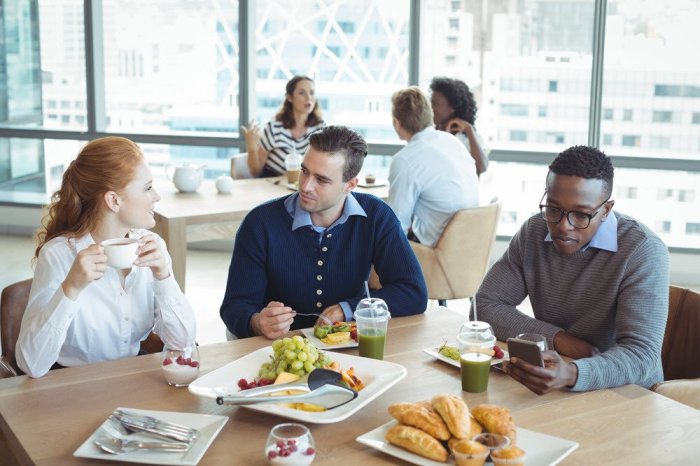 Cafeteria corporate office agbar barcelona work company officesnapshots room cafe break people project