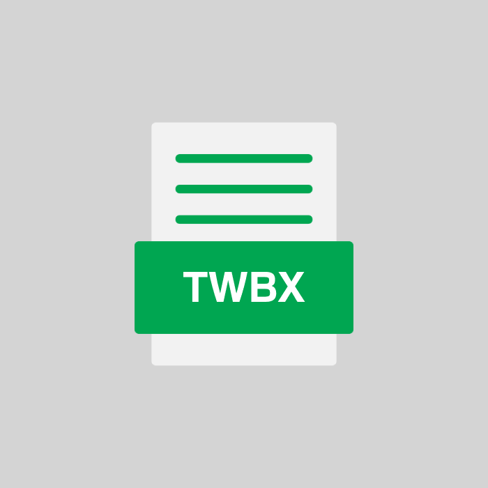 How is a twbx file different from a tde file